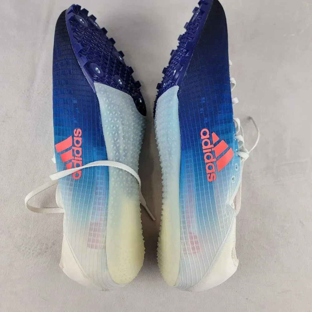 NEW Adidas Men's Sz 14 Sprintstar‎ Track and Field Shoe Legacy Blue Rush Lace Up
